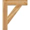 Ekena Millwork Traditional Block Rough Sawn Bracket w/ Offset Brace, Western Red Cedar, 8"W x 30"D x 36"H BKT0806X30X36TRA05RWR - alternate 3